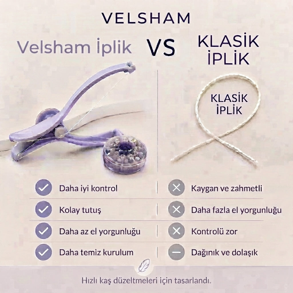 VELSHAM - İpli Kaş ve Yüz Şekillendirici
