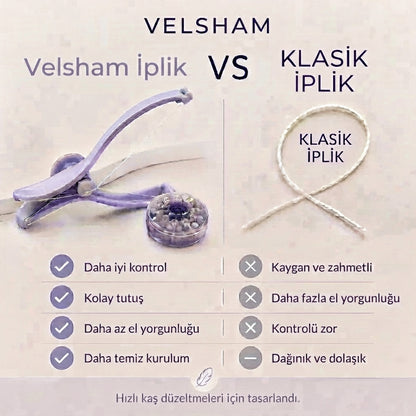 VELSHAM - İpli Kaş ve Yüz Şekillendirici
